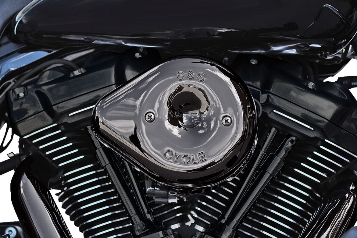 Cover Air Cleaner Stealth Teardrop Lava Chrome M8 2017-2023
