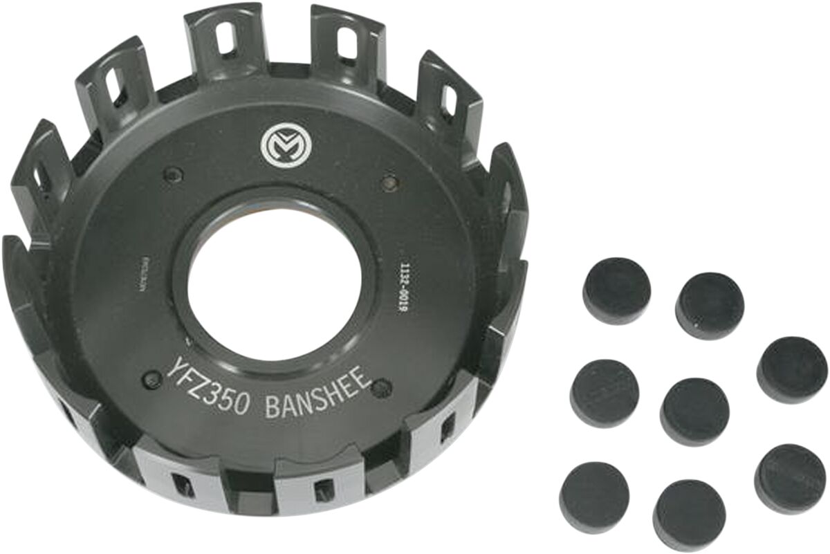BILLET CLUTCH BASKET WITH CUSHIONS YAMAHA