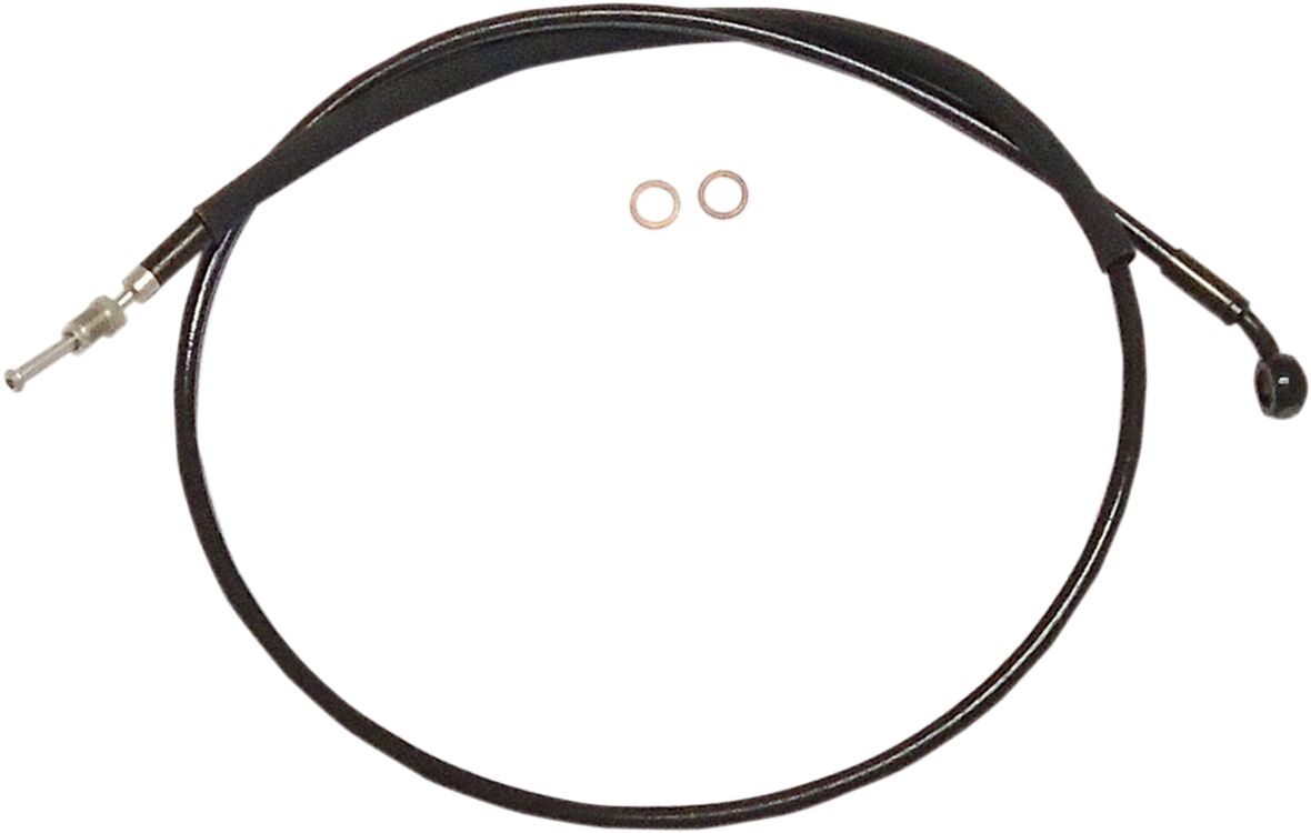 CLUTCH LINE +24" HYDRAULIC BLACK PEARL CHROME BLACK/CLEAR