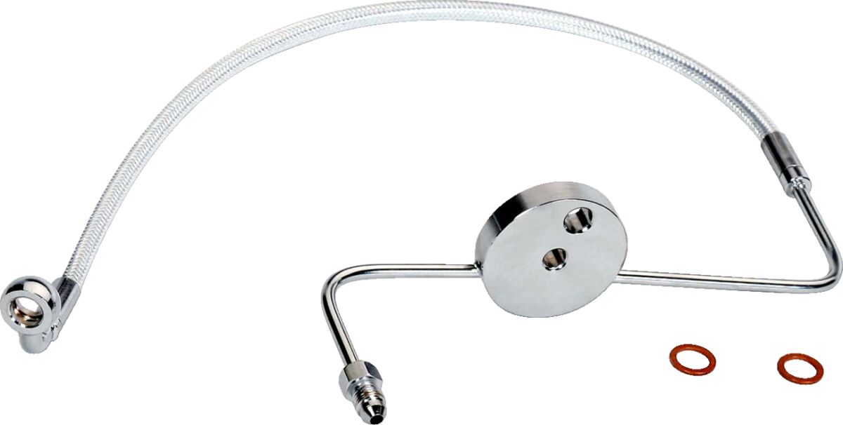 BRAKE LINE DESIGNER CLEAR JACKET CHROME NATURE