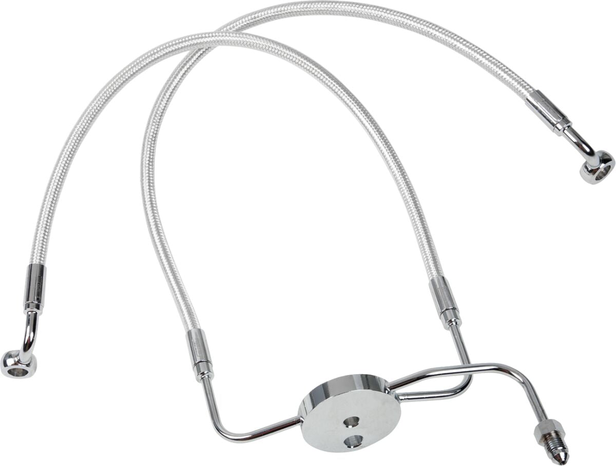 BRAKE LINE DUAL DISC NON-ABS DESIGNER STERLING CHROMITE® II NATURE