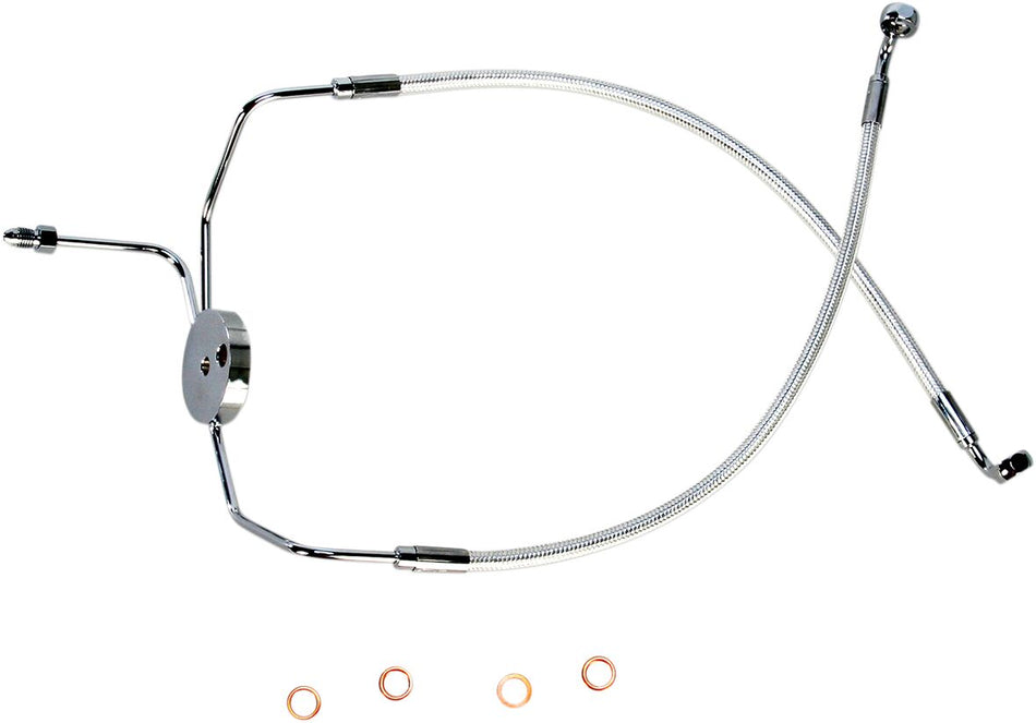 BRAKE LINE DUAL DISC NON-ABS DESIGNER STERLING CHROMITE® II NATURE