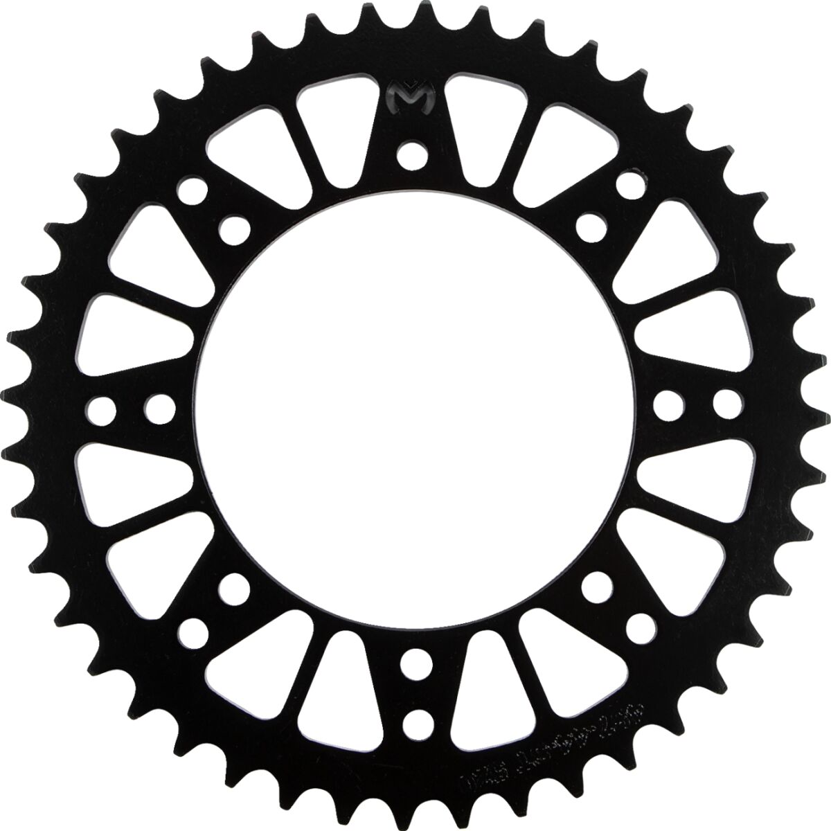 REAR SPROCKET / 44 TEETH / 520 PITCH / BLACK / STEEL