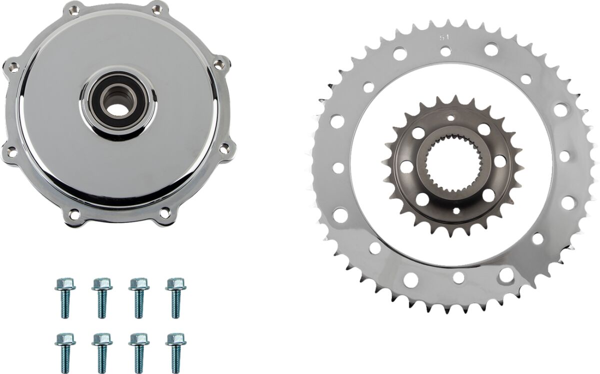 Conversion Sprocket Kit - Chrome