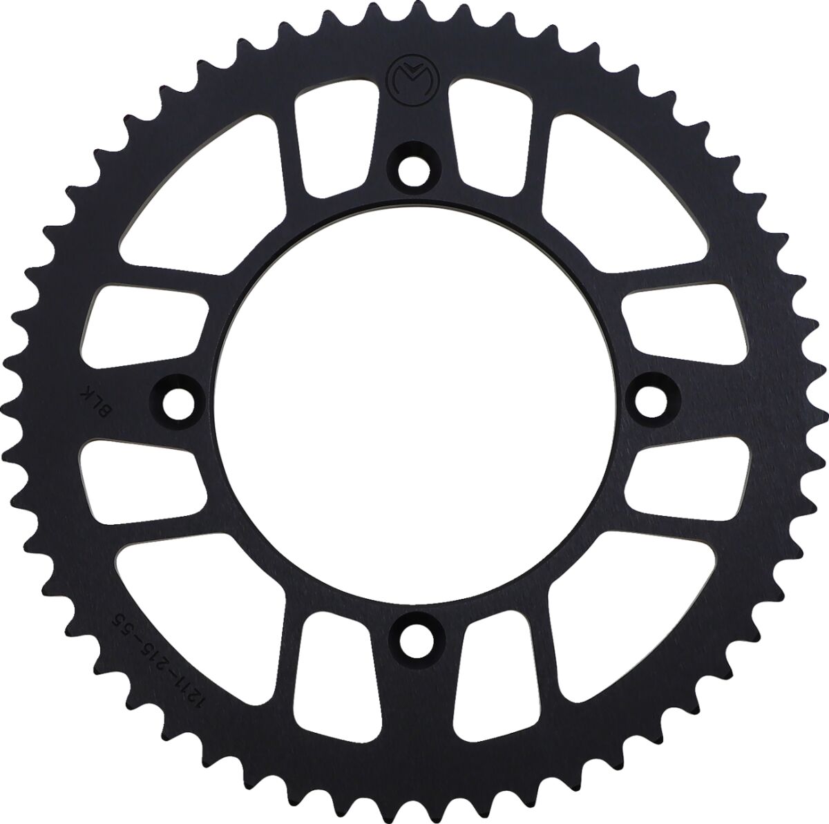 REAR SPROCKET 55 TEETH ALUMINIUM BLACK