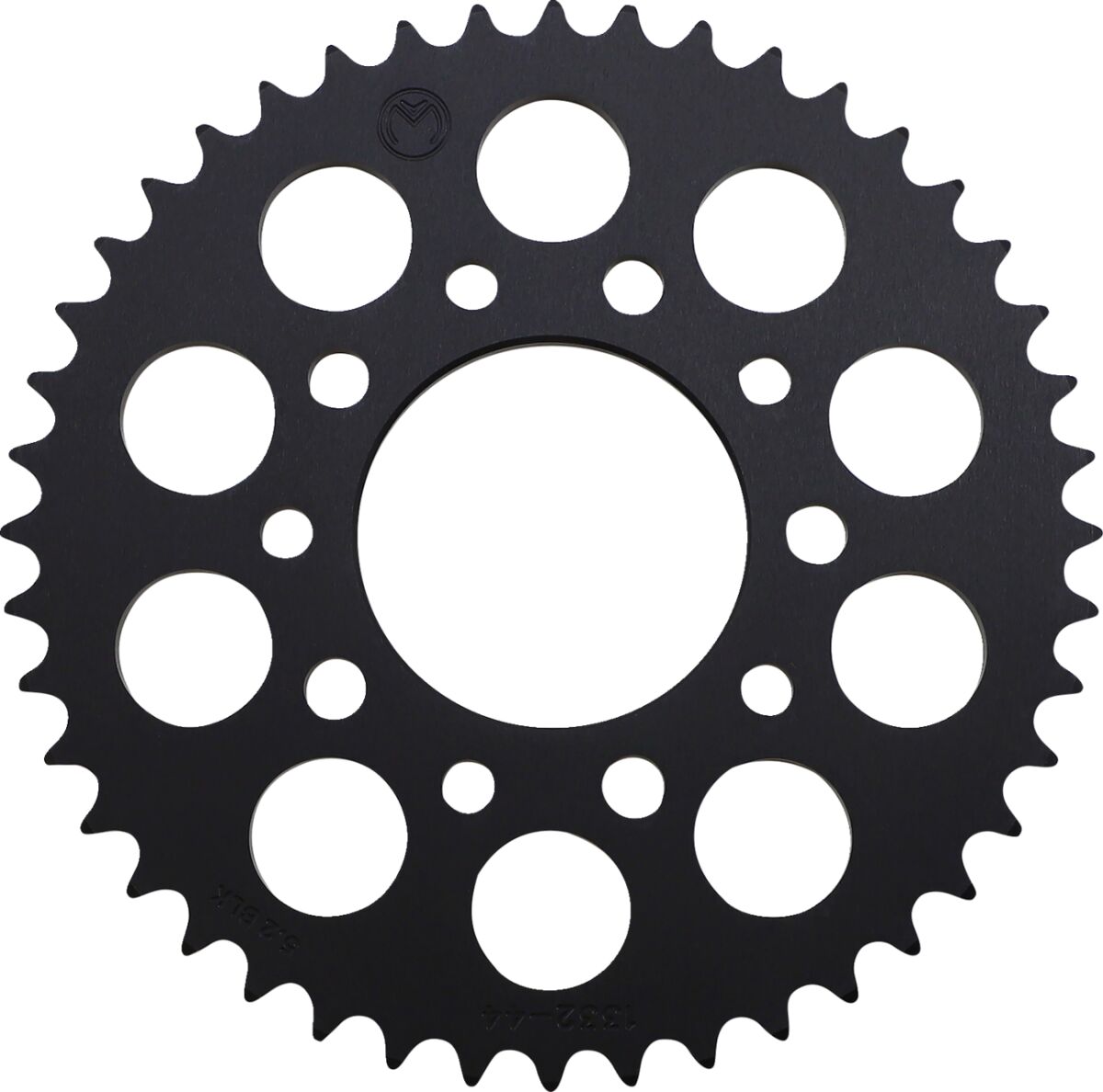 REAR SPROCKET / 44 TEETH / 525 PITCH / BLACK / ALUMINUM