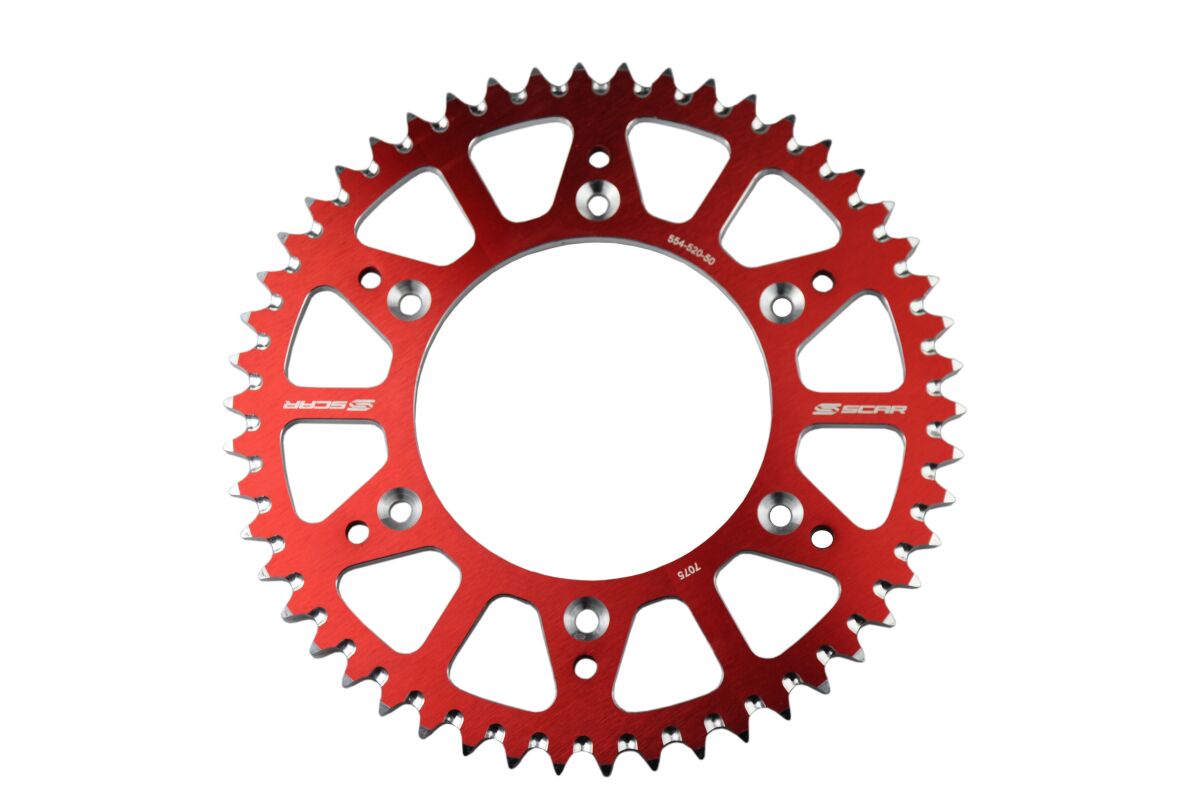 SPROCKET RR ALU CR CRF 49T RED