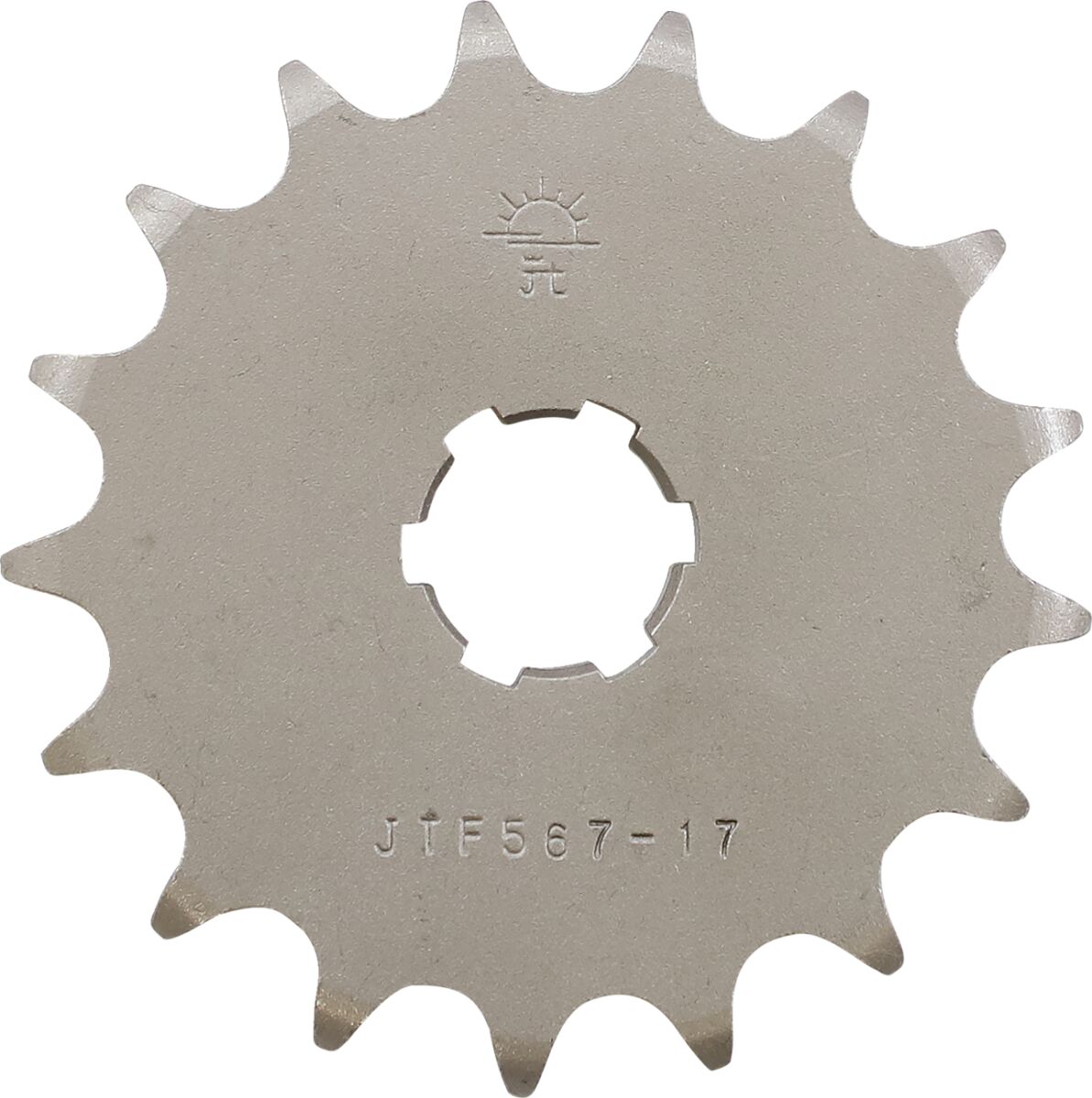 JTF567.17 FRONT REPLACEMENT SPROCKET 17 TEETH 530 PITCH NATURAL CHROMOLY STEEL ALLOY