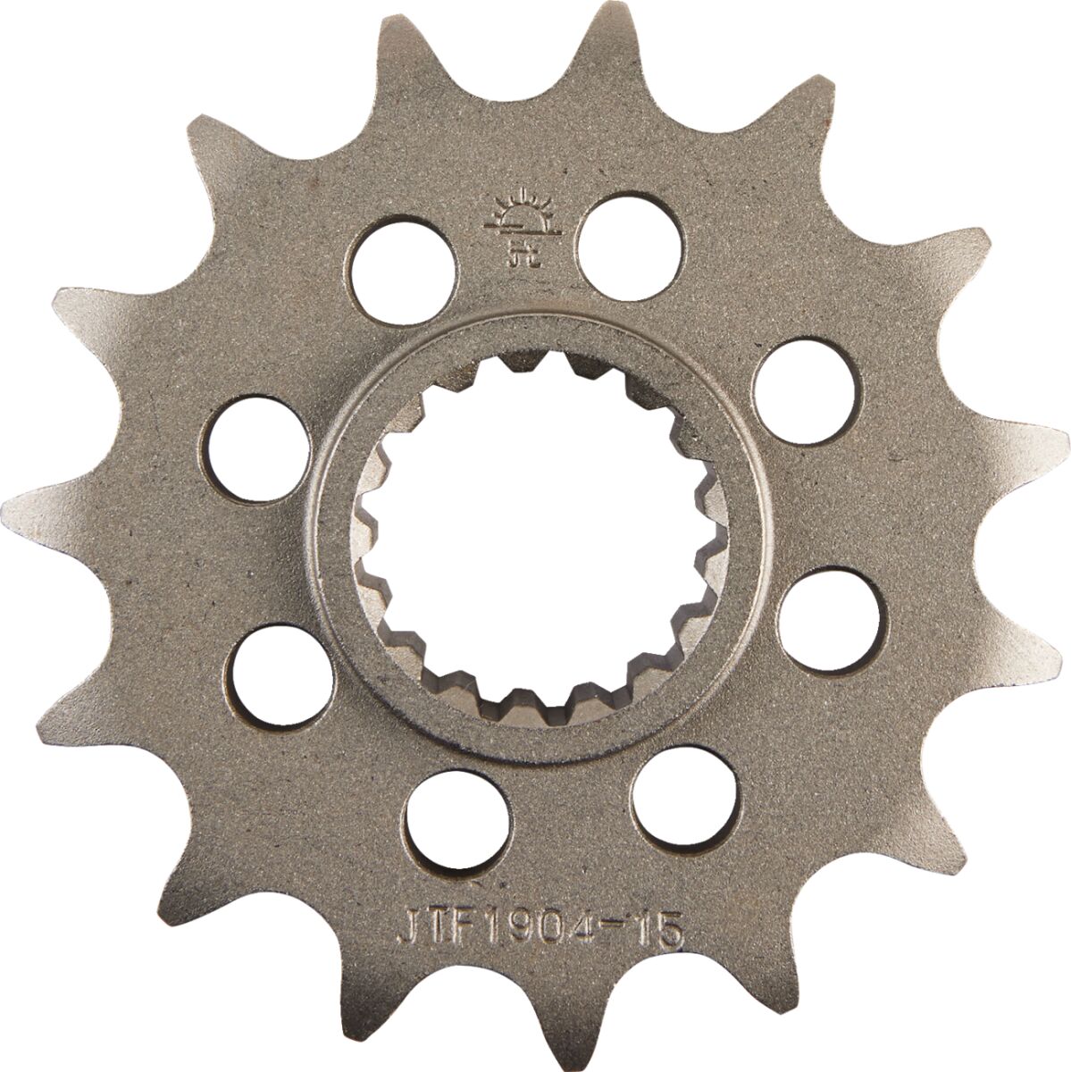JTF1904.15 FRONT REPLACEMENT SPROCKET 15 TEETH 525 PITCH NATURAL SCM420 CHROMOLY STEEL ALLOY