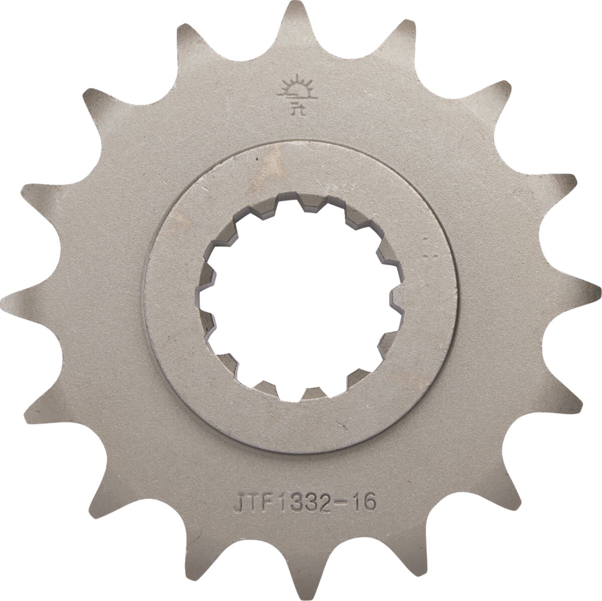 JTF1332.16 FRONT REPLACEMENT SPROCKET 16 TEETH 525 PITCH NATURAL SCM420 CHROMOLY STEEL ALLOY