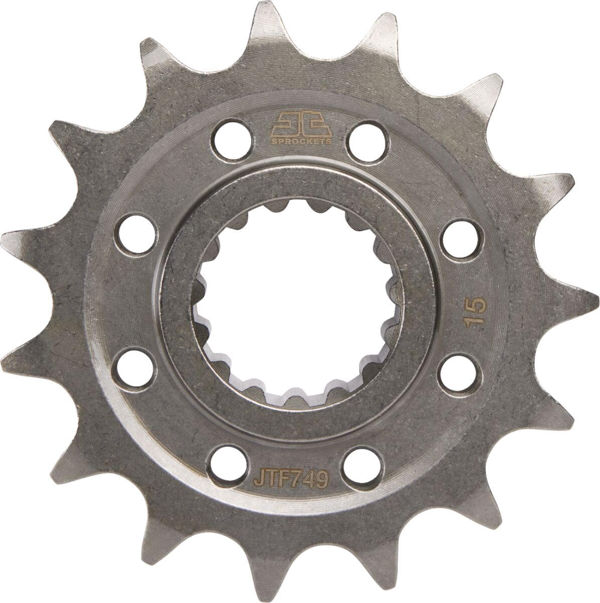 JTF749.15 FRONT REPLACEMENT SPROCKET 15 TEETH 525 PITCH NATURAL CHROMOLY STEEL