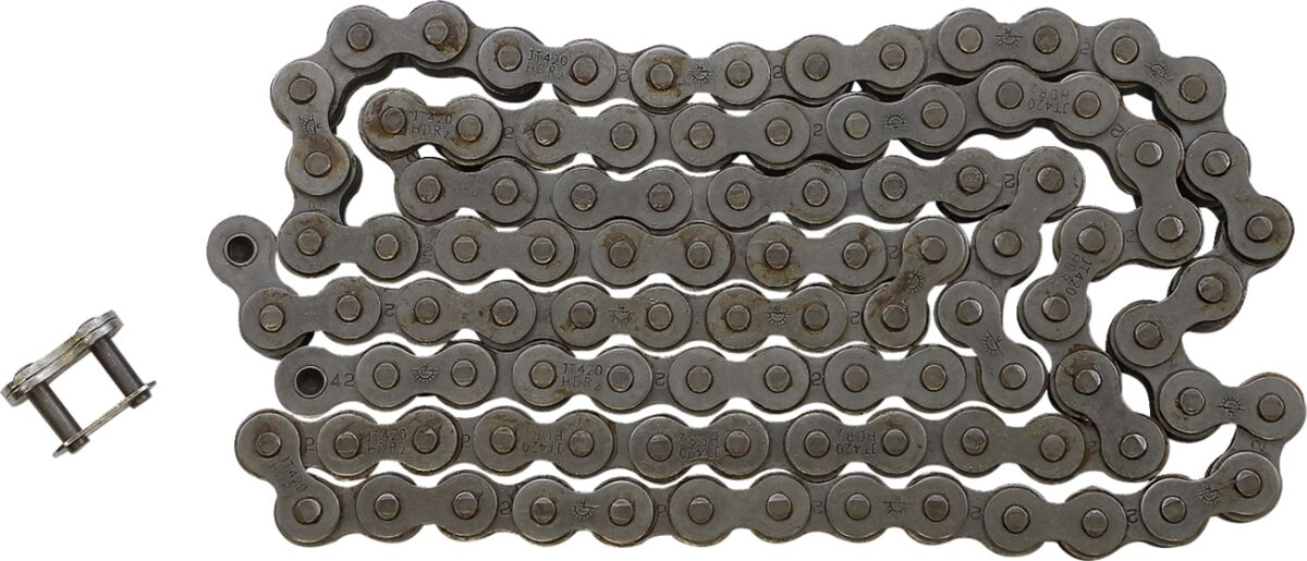 420HDR 100 CLIP LINK 420 NON-SEAL REPLACEMENT DRIVE CHAIN / NATURAL / STEEL