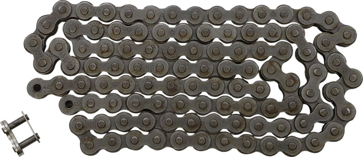 420HDR 104 CLIP LINK 420 NON-SEAL REPLACEMENT DRIVE CHAIN / NATURAL / STEEL