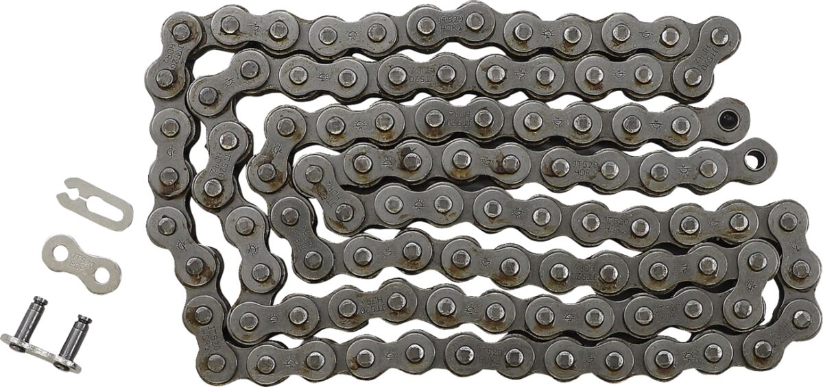 520HDR 100 CLIP LINK 520 NON-SEAL REPLACEMENT DRIVE CHAIN / NATURAL / STEEL
