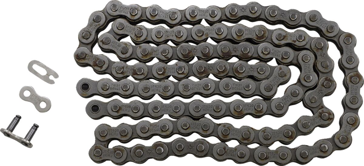 520-HDR-102-SL 102 CLIP LINK 520 NON-SEAL DRIVE CHAIN / NATURAL / STEEL