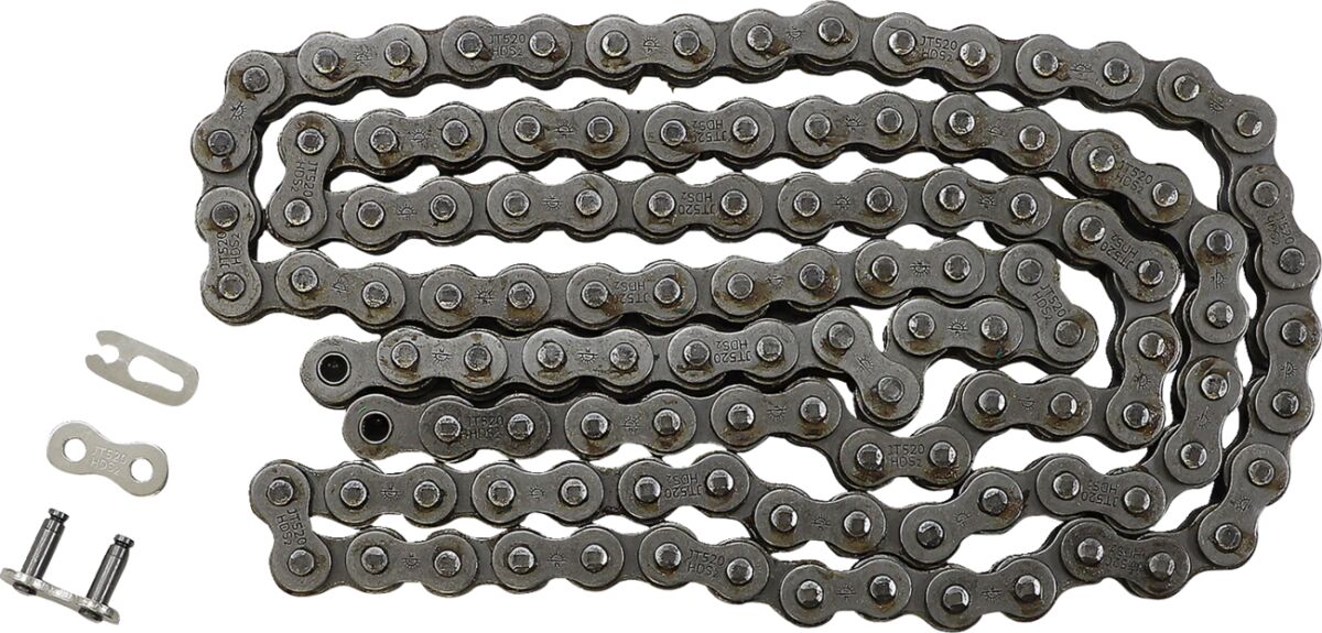 520HDS 116 CLIP LINK 520 NON-SEAL REPLACEMENT DRIVE CHAIN / NATURAL / STEEL