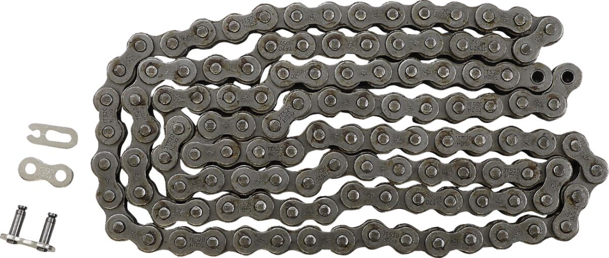 520HDS 120 CLIP LINK 520 NON-SEAL REPLACEMENT DRIVE CHAIN / NATURAL / STEEL