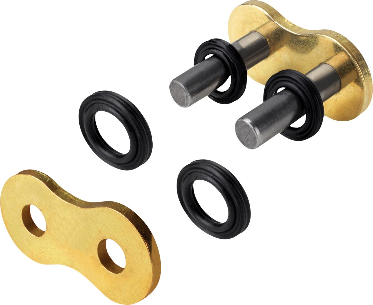 525/137 ZRT 1 RIVET LINK 525 Z-RING REPLACEMENT CONNECTING LINK / GOLD|BLACK / STEEL