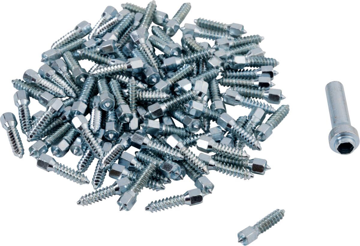TIRE ICE SCREW ATTACK™-25 TWIST 100 STEEL CUSTOM REPLACEMENT NATURAL