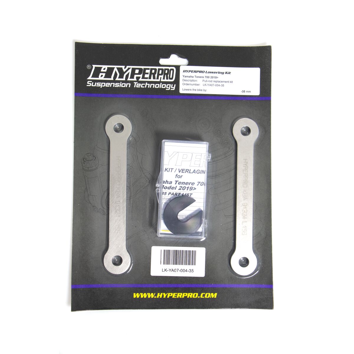 REAR LOW KIT -25MM HONDA HORNET 750