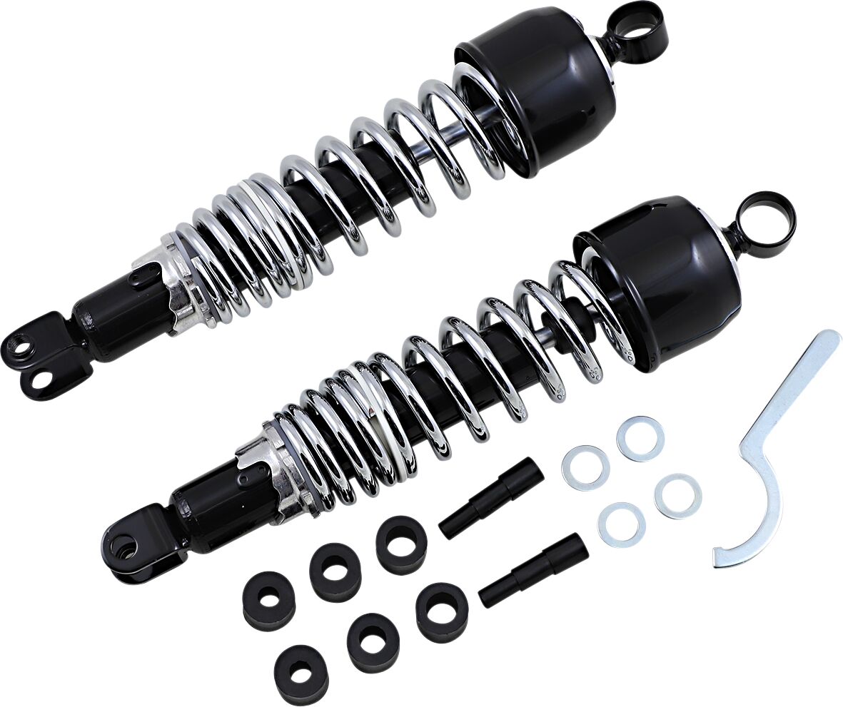 SHOCKS BLACK BODY CHROME SPRING