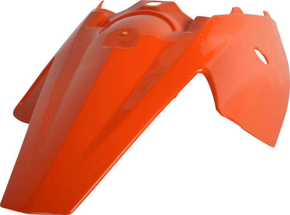 REAR FENDER W/SIDE PANELS ORANGE
