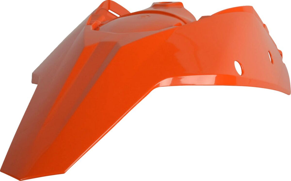 REAR FENDER W/SIDE PANELS ORANGE