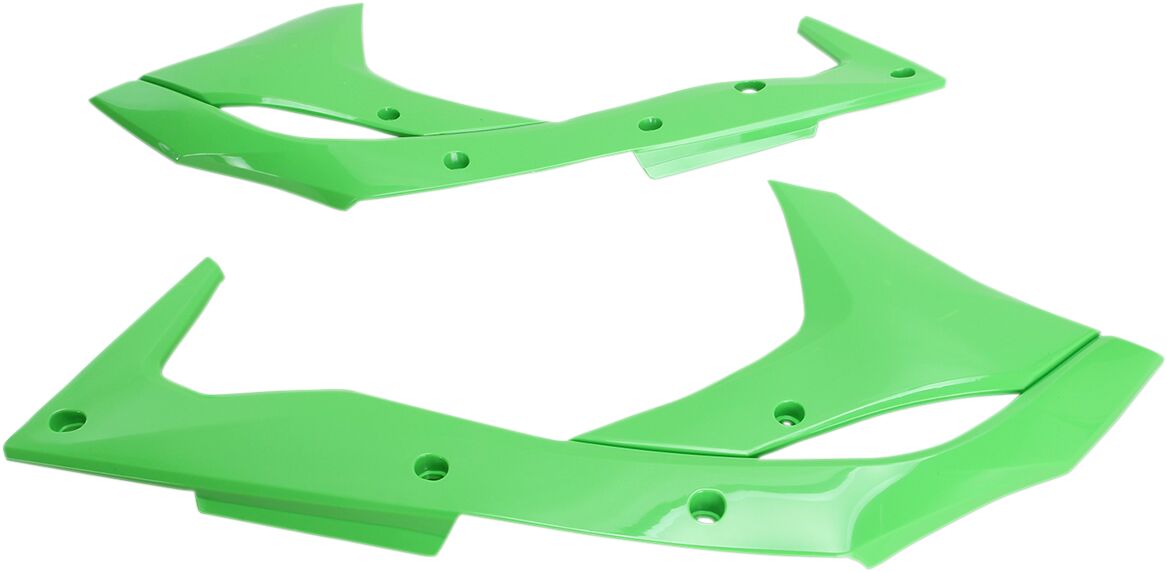 RADIATOR COVERS KAWASAKI KXF250 KX-GREEN