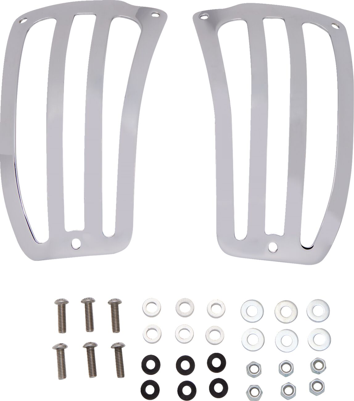 SADDLEBAG LID GUARDS CHROME KAWASAKI