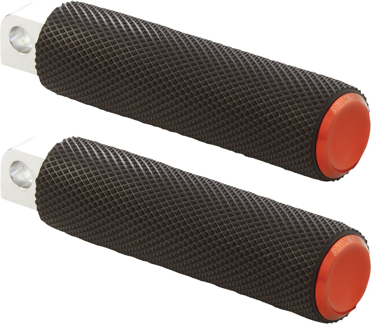 FOOTPEG KNURLED ORANGE