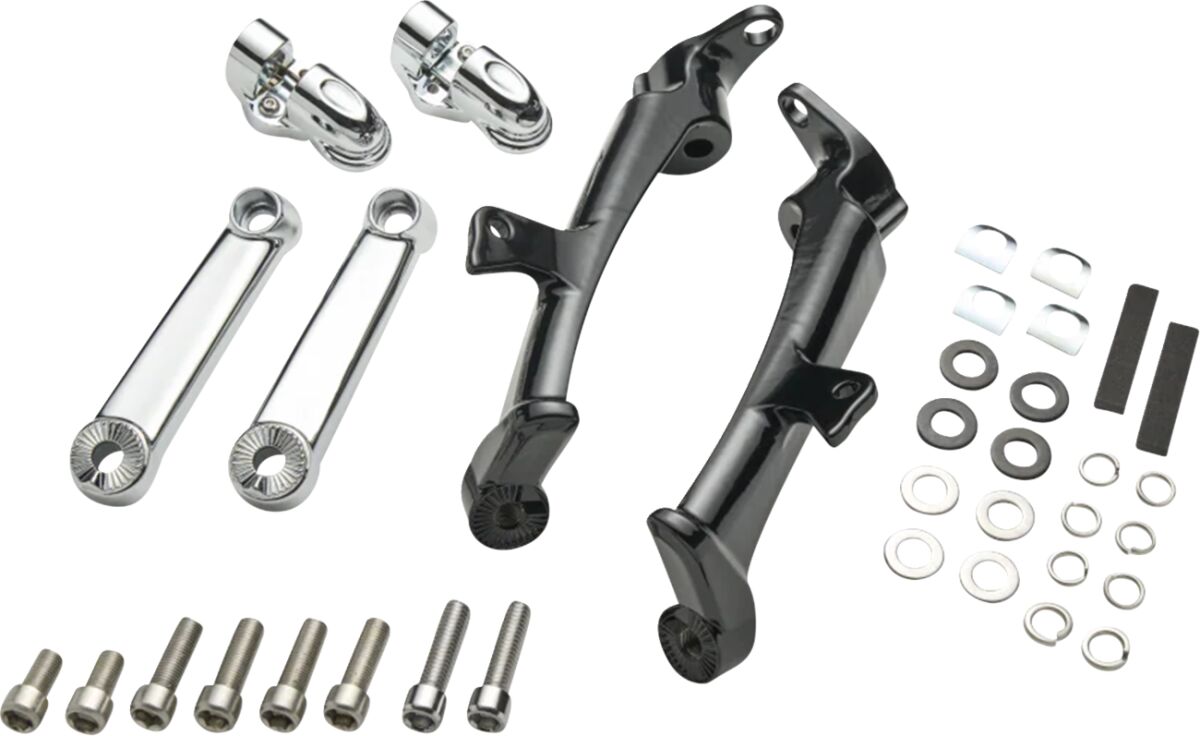 MOUNT HIGHWAY PEG FRAME MOUNT ADJUSTABLE CHROME