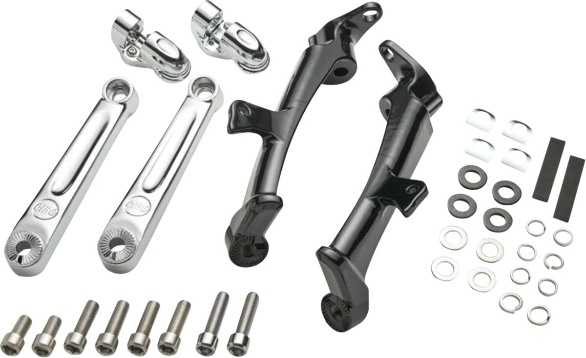 MOUNT HIGHWAY PEG FRAME MOUNT ADJUSTABLE CHROME