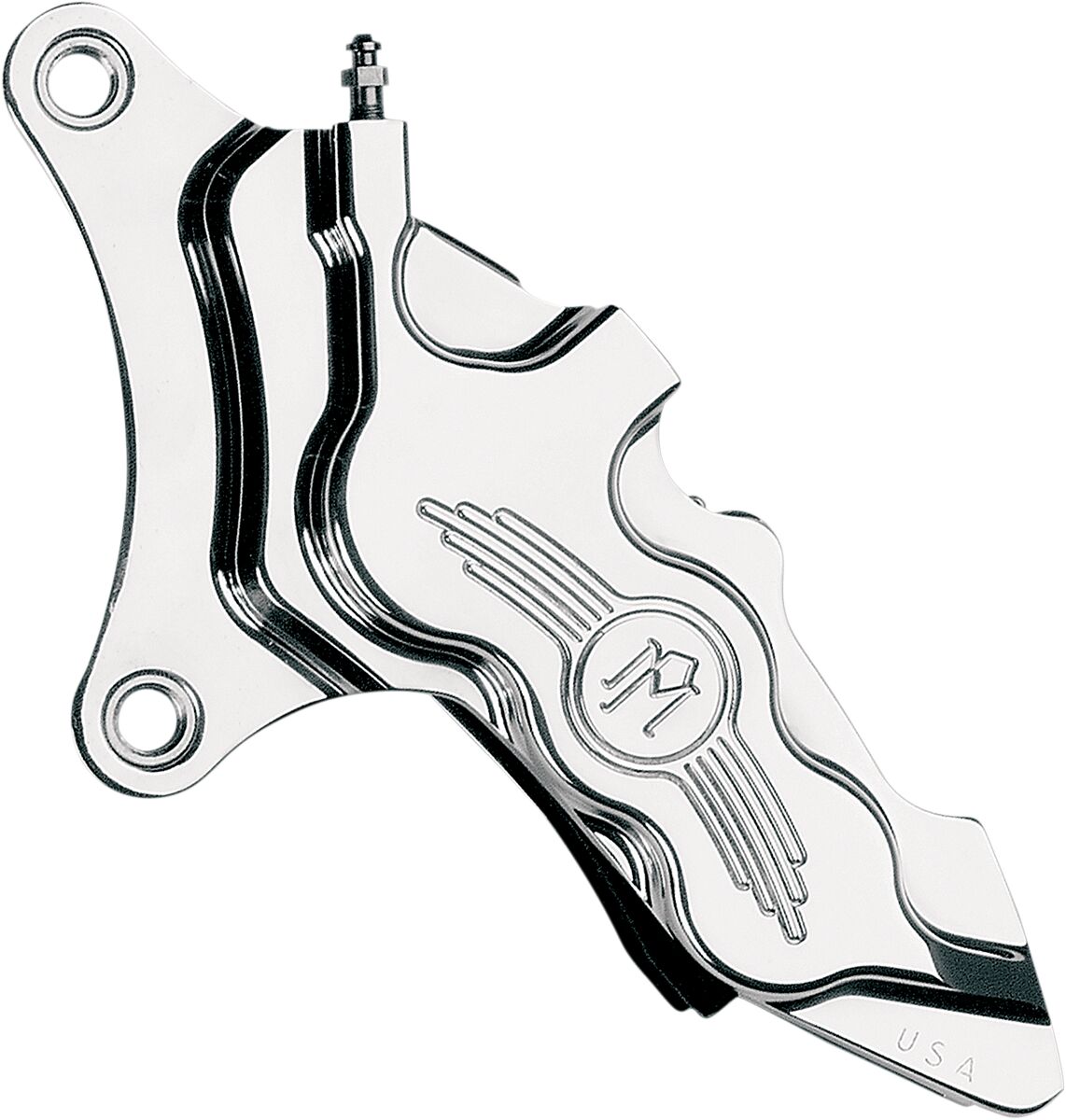 CALIPER SIX-PISTON DIFFERENTIAL-BORE FRONT LEFT CHROME