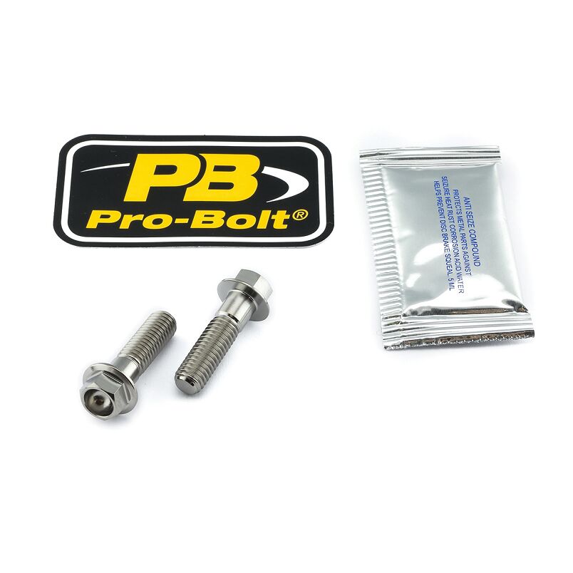 BRAKE CALIPER MOUNTING KIT TITANIUM