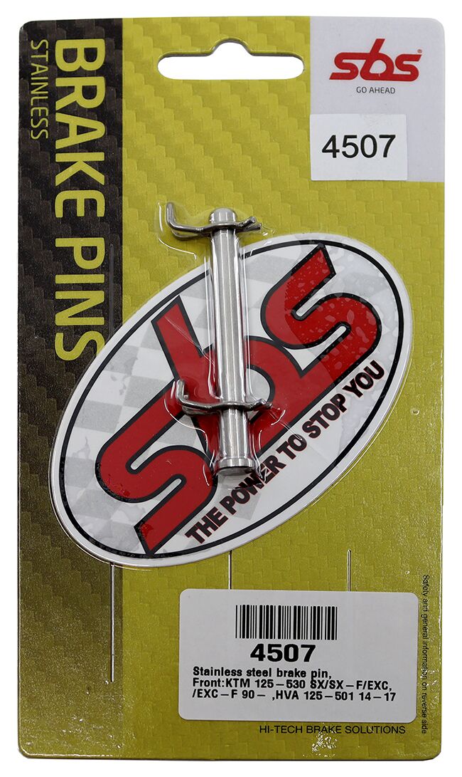BRAKE PAD PINS STAINLESS STEEL 304, MX & ENDURO
