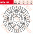 BRAKE ROTOR FLOATING 296 ROUND STANDARD-DESIGN
