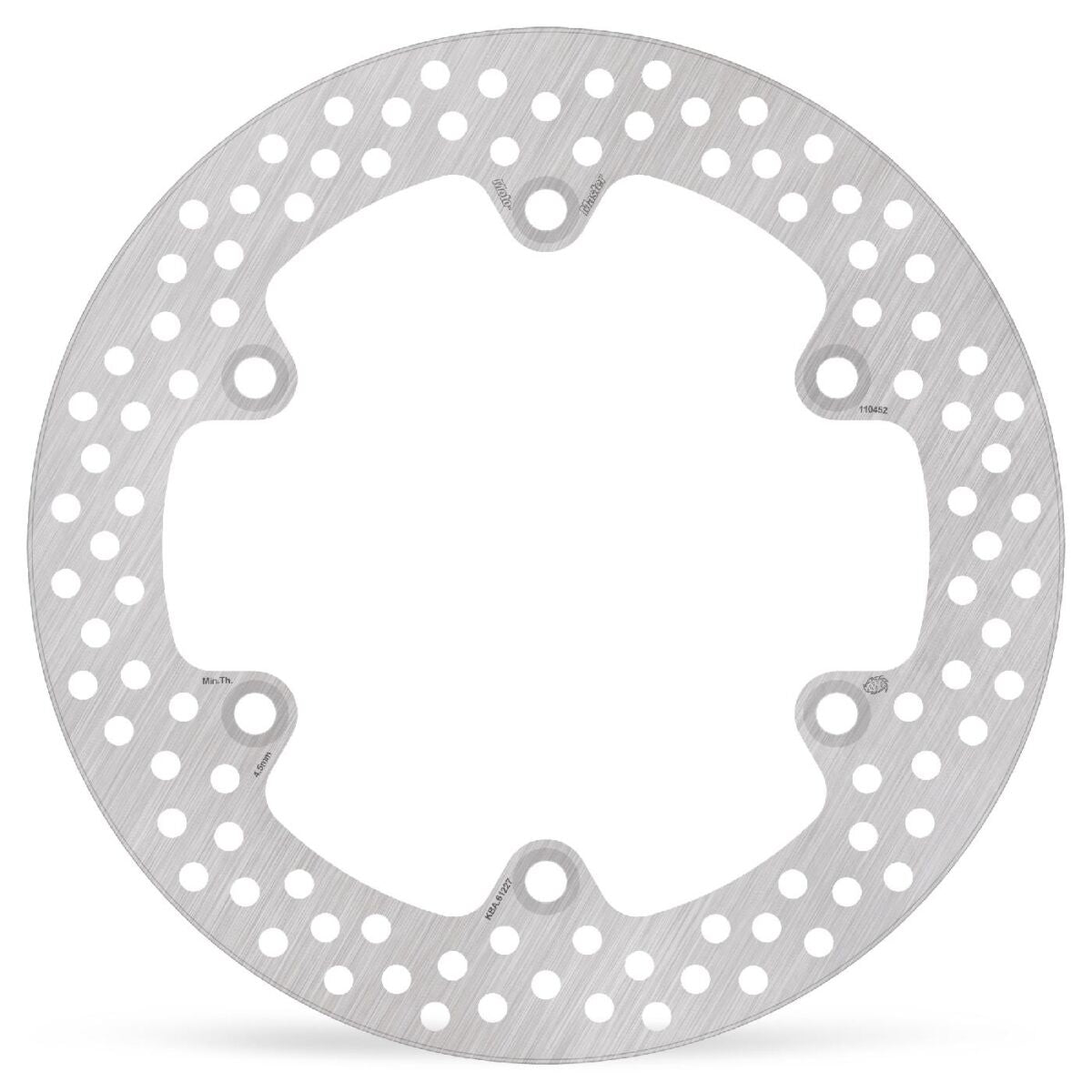 BRAKE ROTOR FIXED HALO ROUND NATURAL