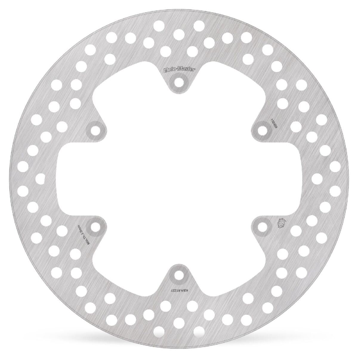 BRAKE ROTOR FIXED HALO ROUND NATURAL