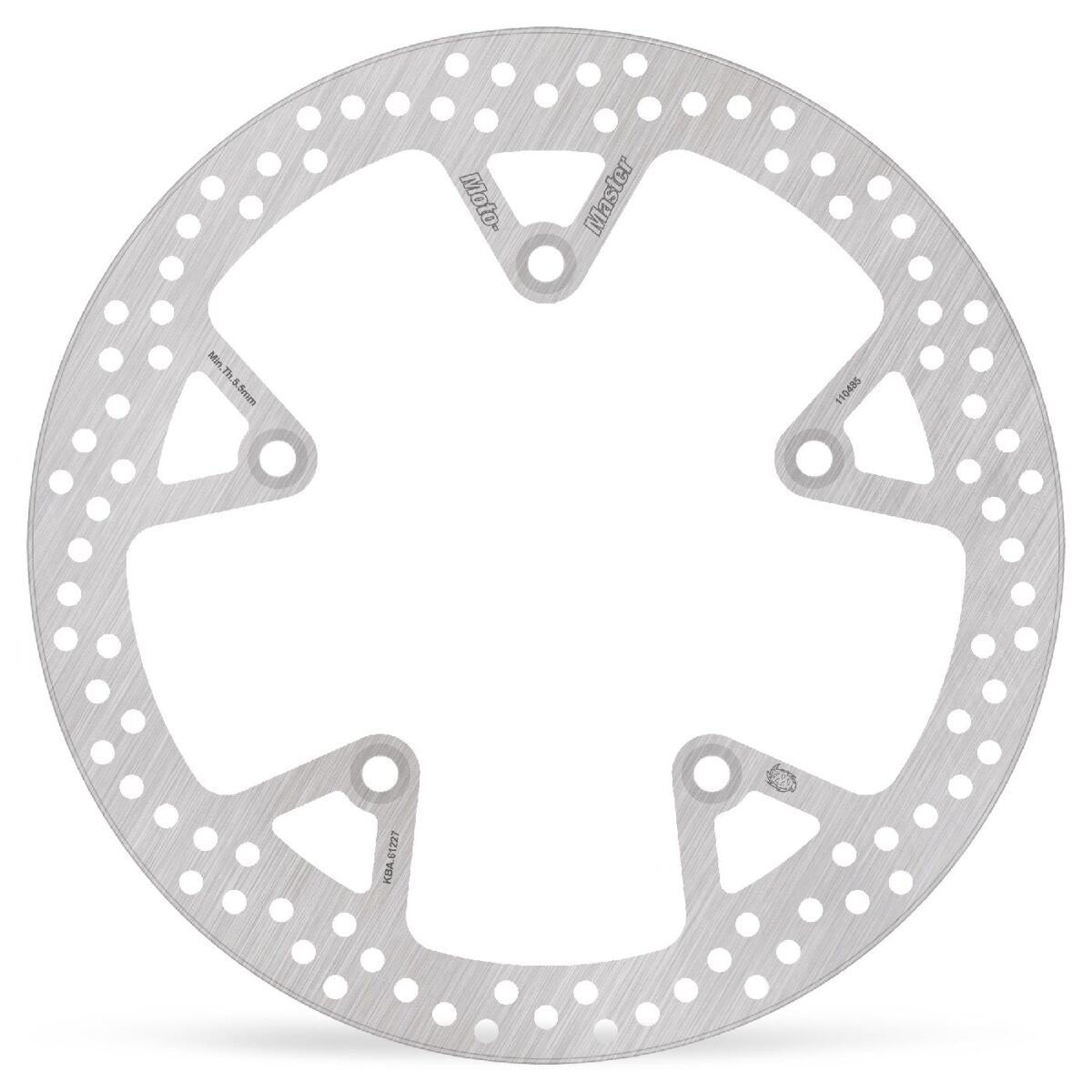 BRAKE ROTOR FIXED HALO ROUND NATURAL