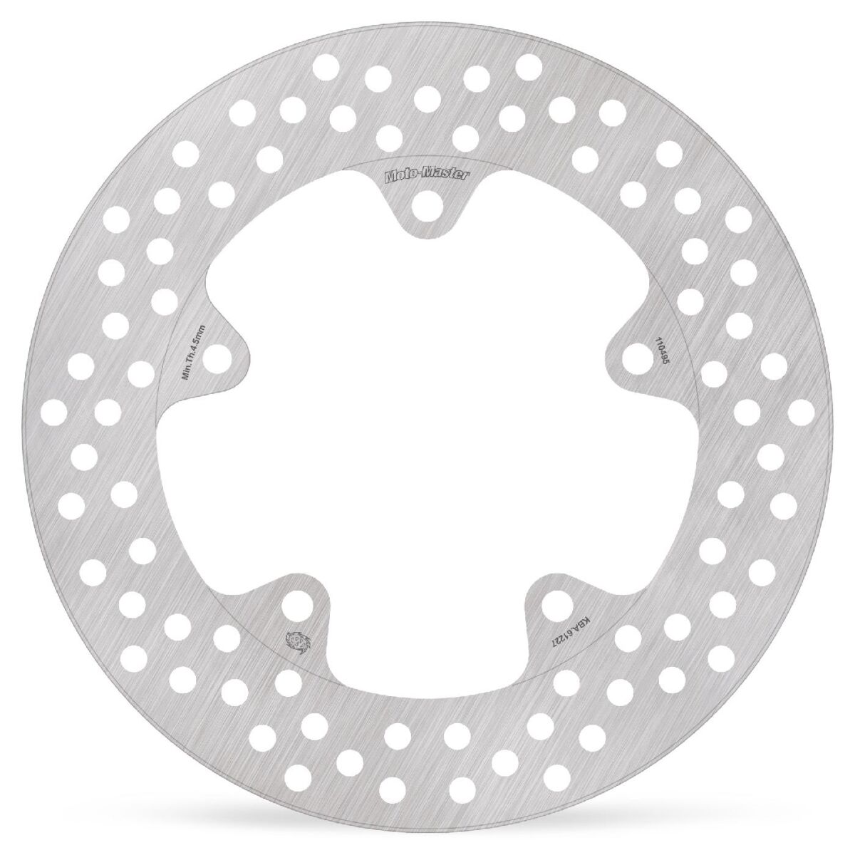 BRAKE ROTOR FIXED HALO ROUND NATURAL