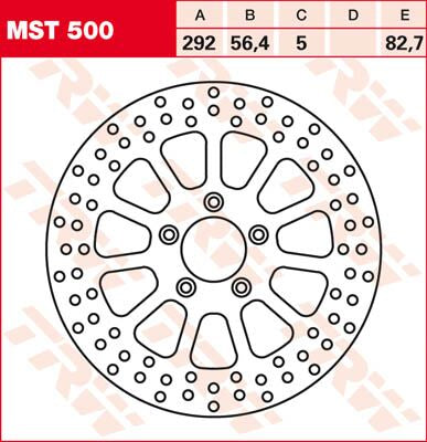 BRAKE ROTOR ROUND FIXED 292 FRONT