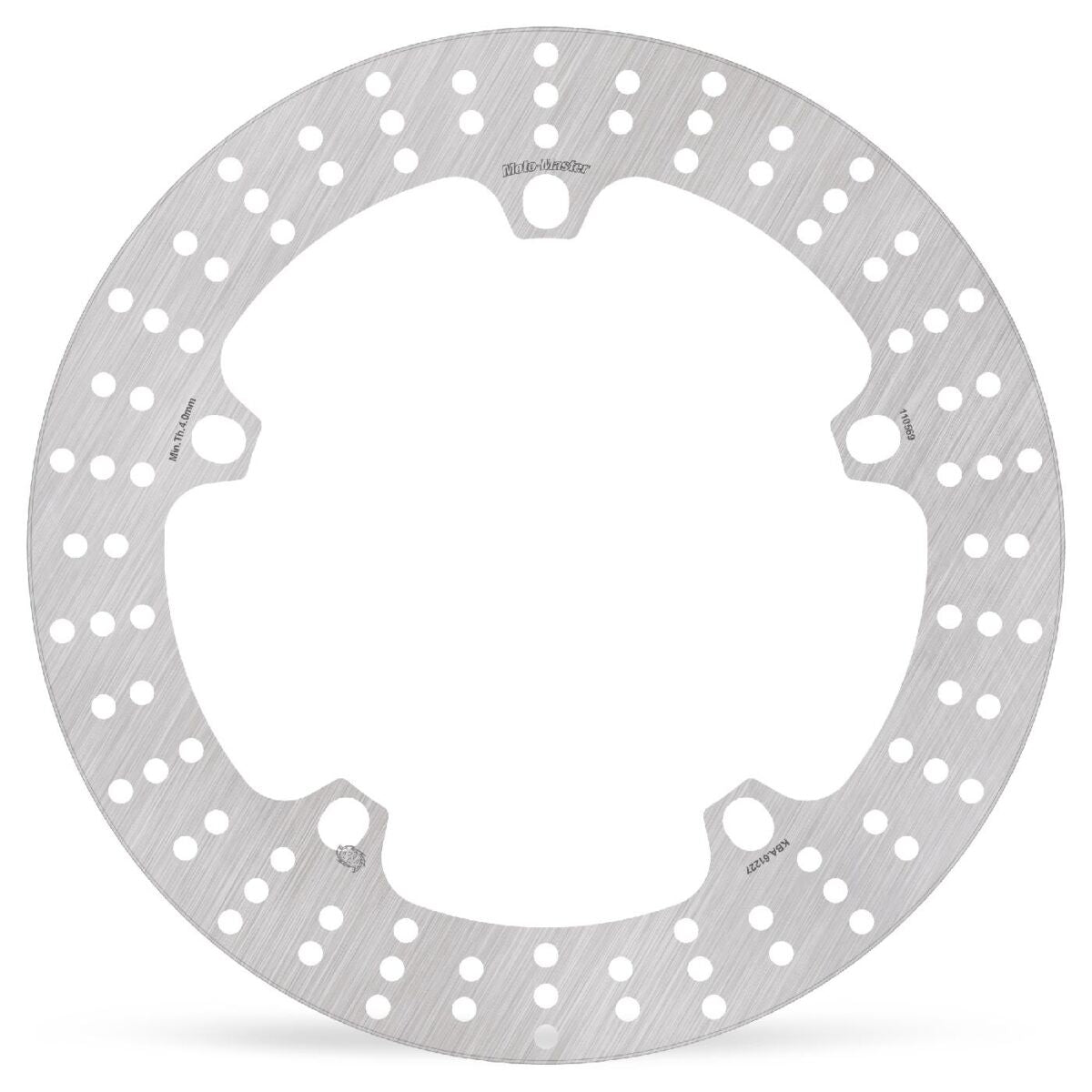 BRAKE ROTOR FIXED HALO ROUND NATURAL