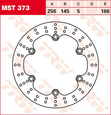 BRAKE ROTOR FIXED 256 ROUND FRONT/REAR