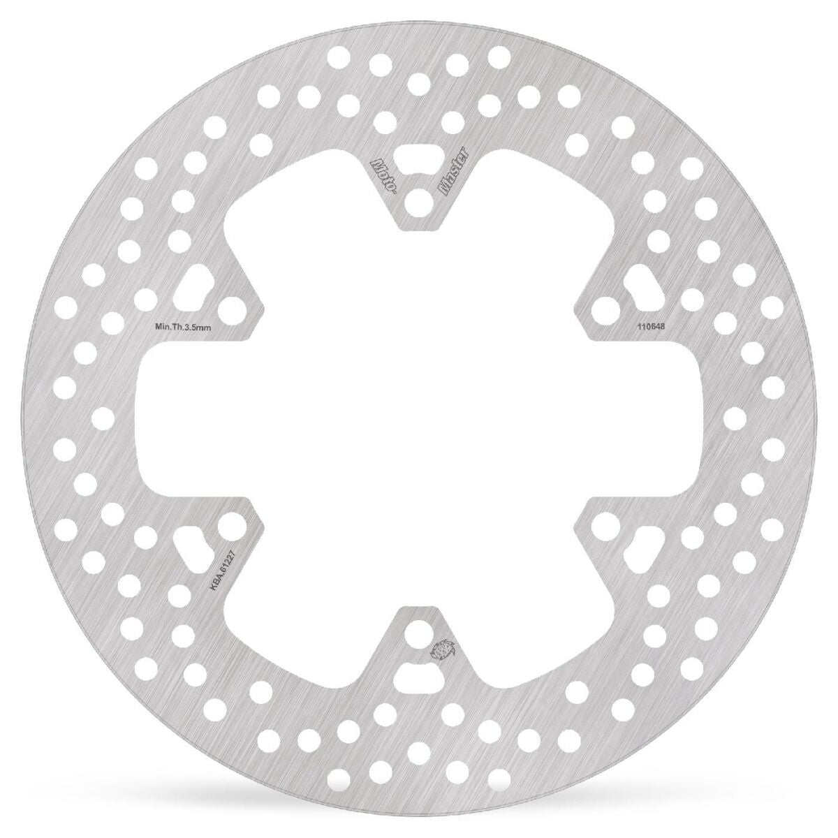 BRAKE ROTOR FIXED HALO ROUND NATURAL
