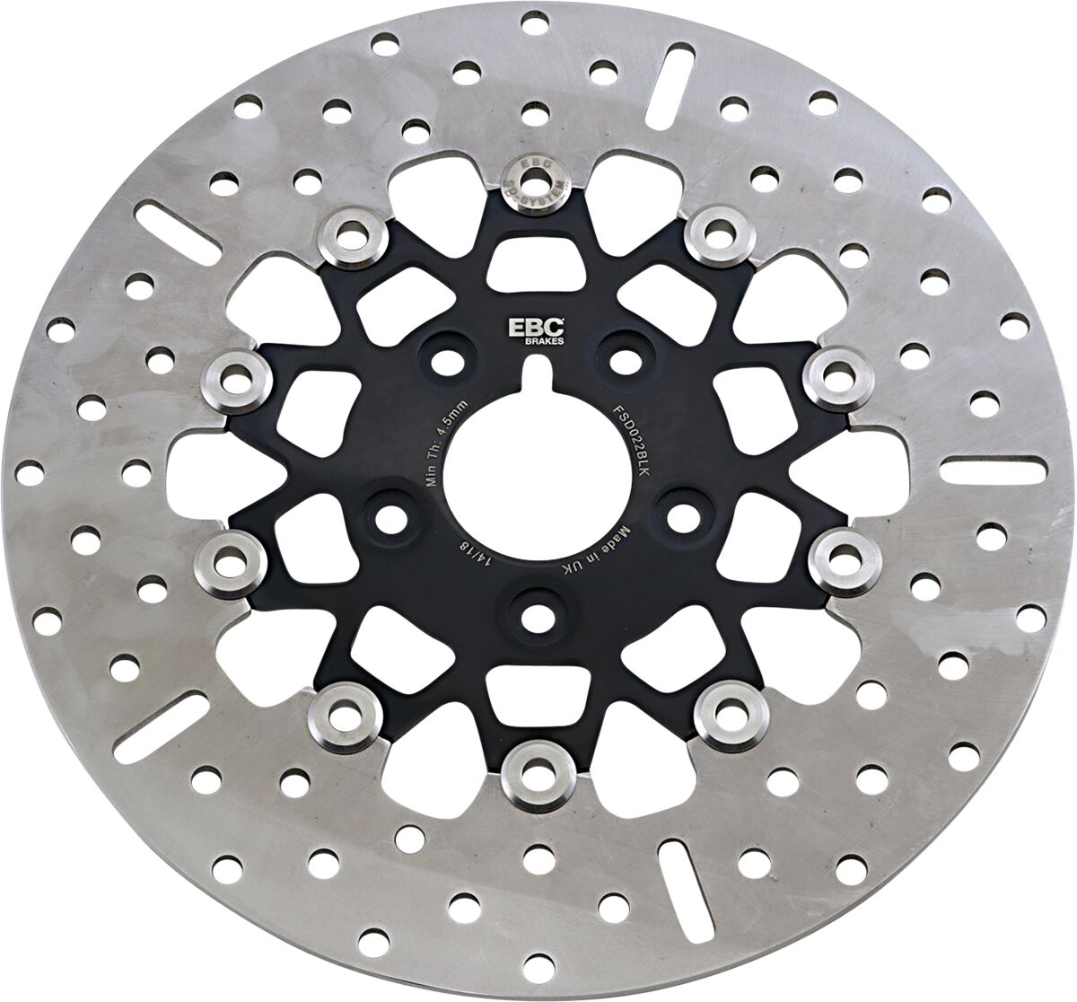 ROTOR EBC 10BUTTON FRT BK