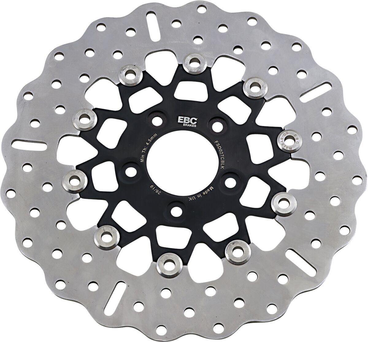 ROTOR EBC 10BUTTON FRT BK