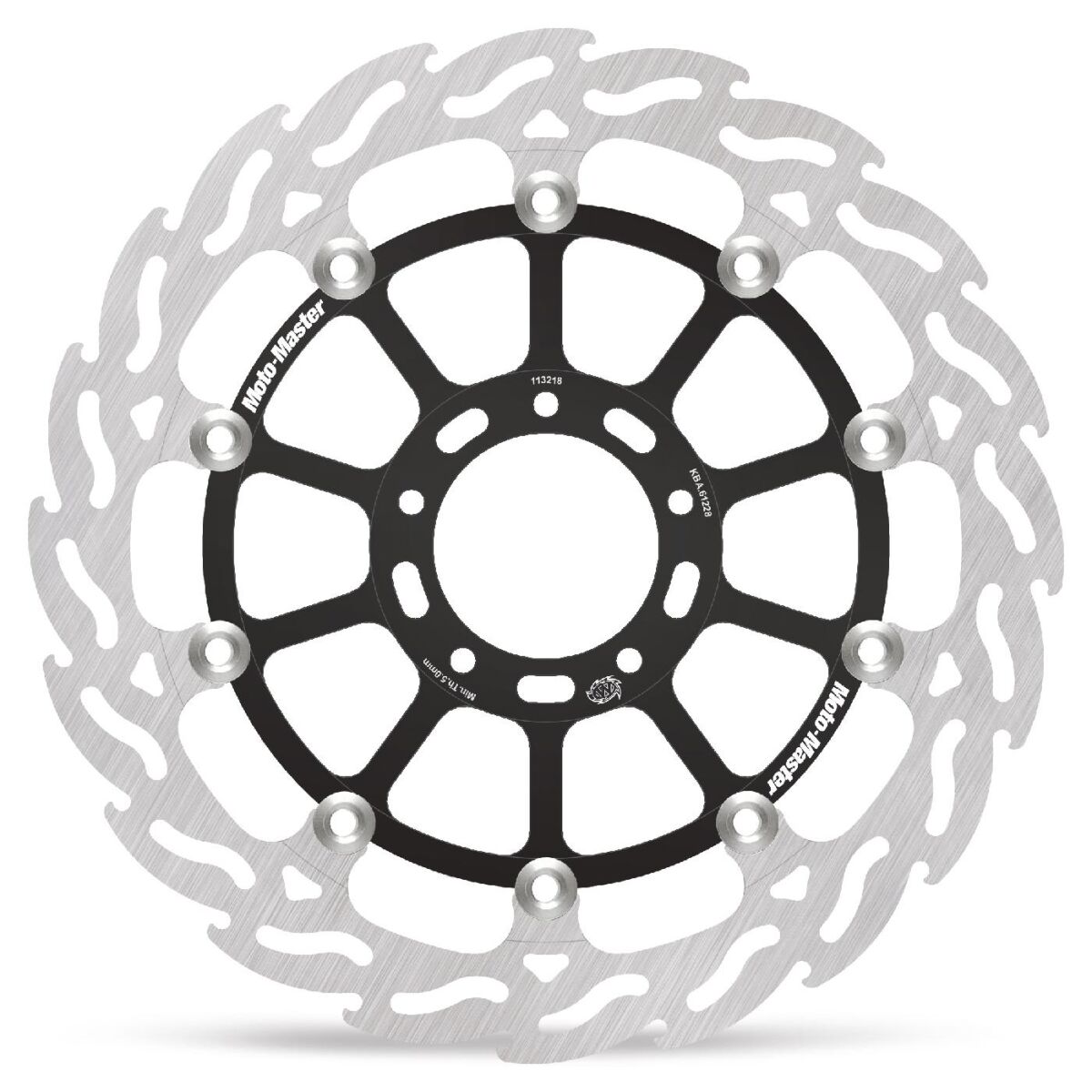 BRAKE ROTOR FLOATING FLAME RACING