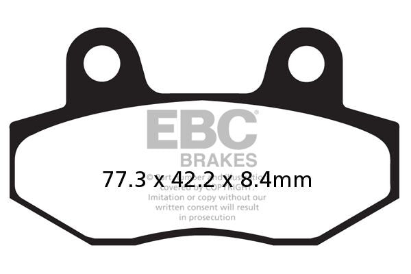 BRAKE PAD FA SERIES ORGANIC STREET