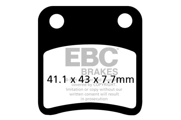 BRAKE PAD SFA SERIES ORGANIC SCOOTER