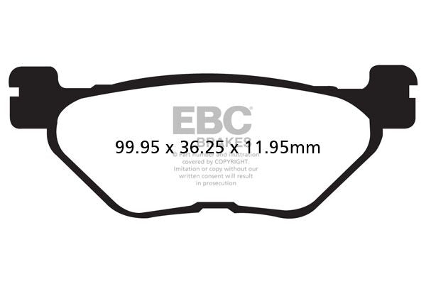 BRAKE PAD SFAC SERIES CARBON FIBER SCOOTER